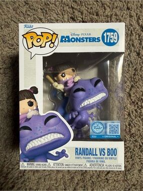 Funko Pop! Disney•Pixar Randall vs Boo Purple Vinyl Figure